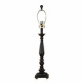 Estallar 32 x 16 x 16 in. Distressed Black Traditional Table Lamp Base ES2627669